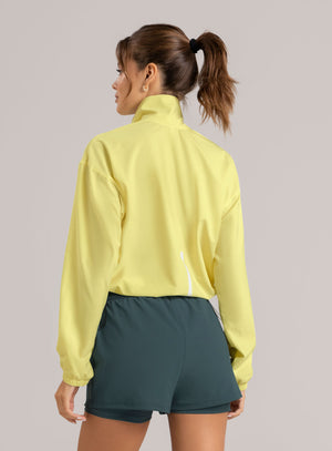 CHAQUETA DEPORTIVA SASHA EN TELA SEMI IMPERMEABLE 13 AMARILLO