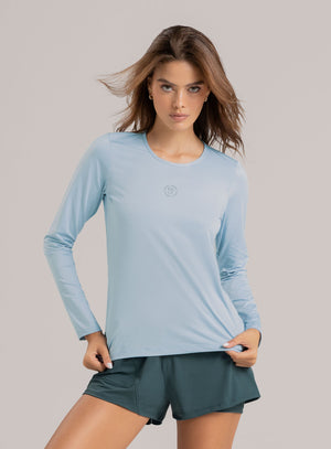 BUSO DEPORTIVO SEMI AJUSTADO DE CUELLO REDONDO 39 AZUL