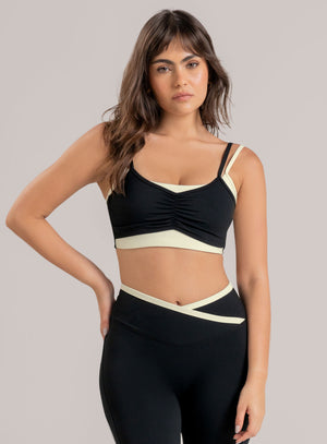 TOP DEPORTIVO VALERIA EN TELA SHERY 1 NEGRO