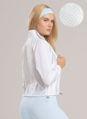 Chaqueta deportiva ruchi, color azul baby