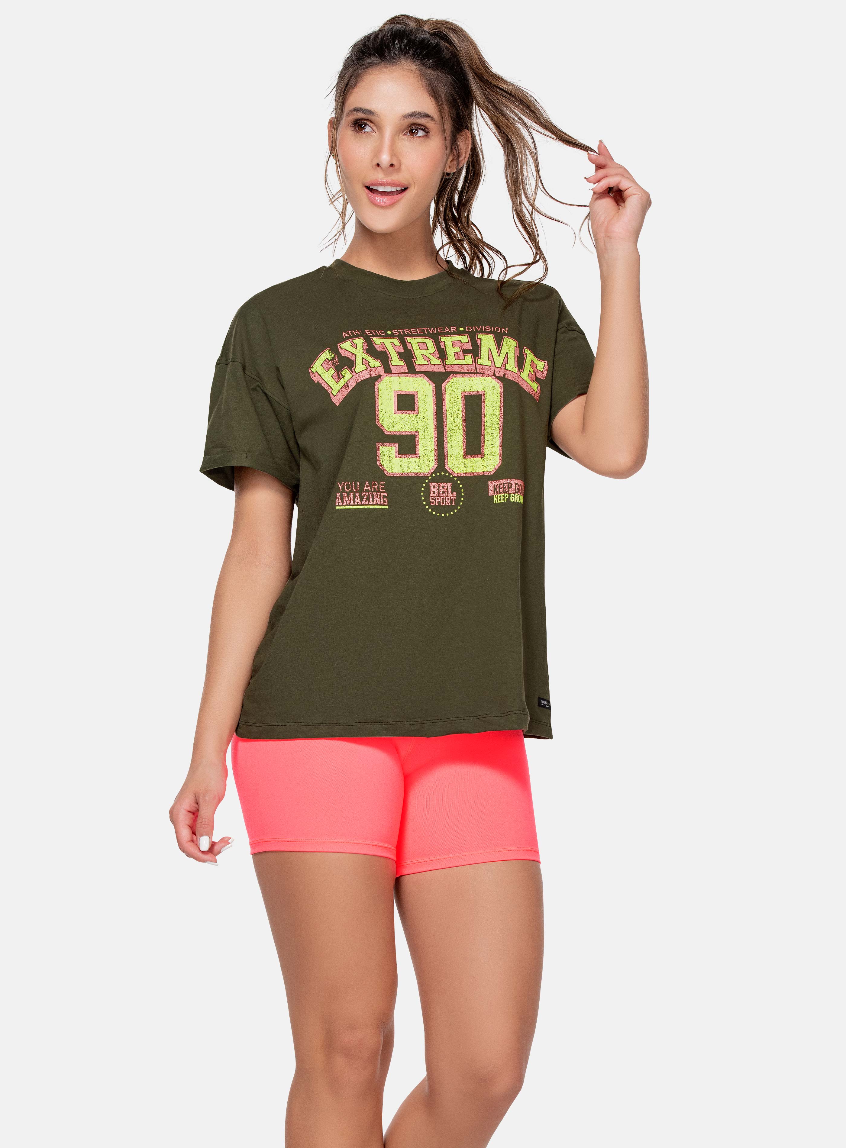 Camiseta ancha deporte online mujer