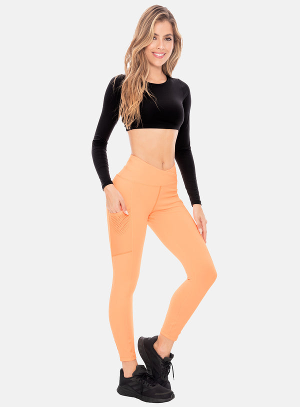 LEGGINS DEPORTIVO  TELA SUPPLEX CON BOLSILLO  REF: 106803