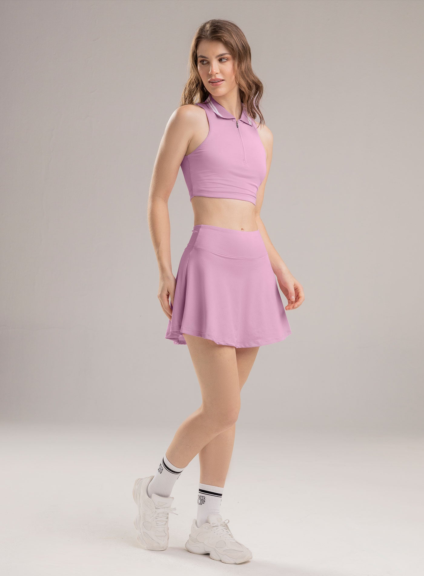 FALDA DEPORTIVA PRETINA ALTA INCLUYE SHORT INTERNO