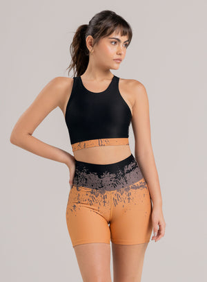 SHORT DEPORTIVO NOVA EN TELA JACQUARD 49 MANDARINA
