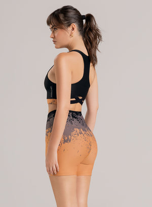 SHORT DEPORTIVO NOVA EN TELA JACQUARD 49 MANDARINA