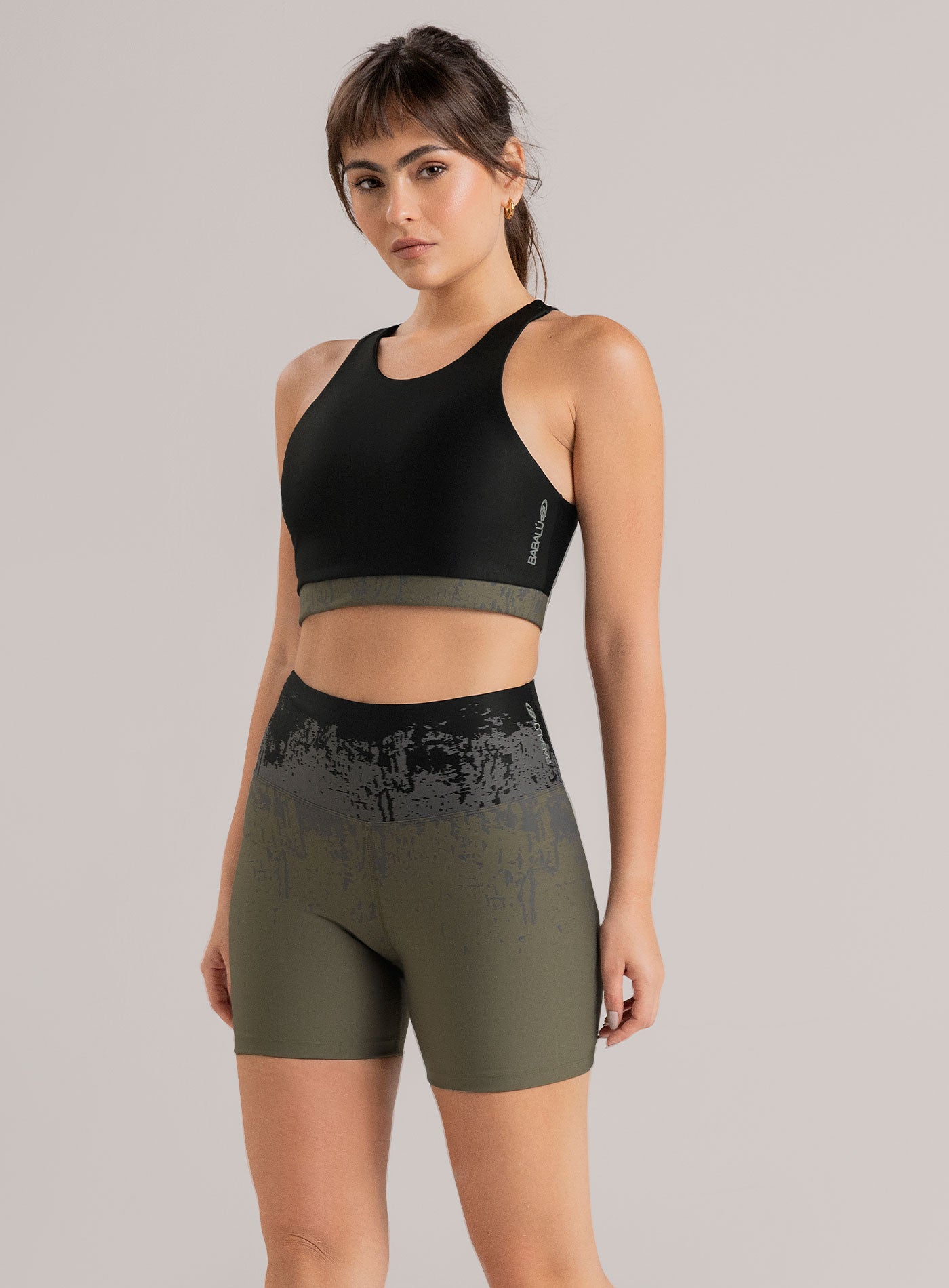 SHORT DEPORTIVO NOVA EN TELA JACQUARD 7 GRIS