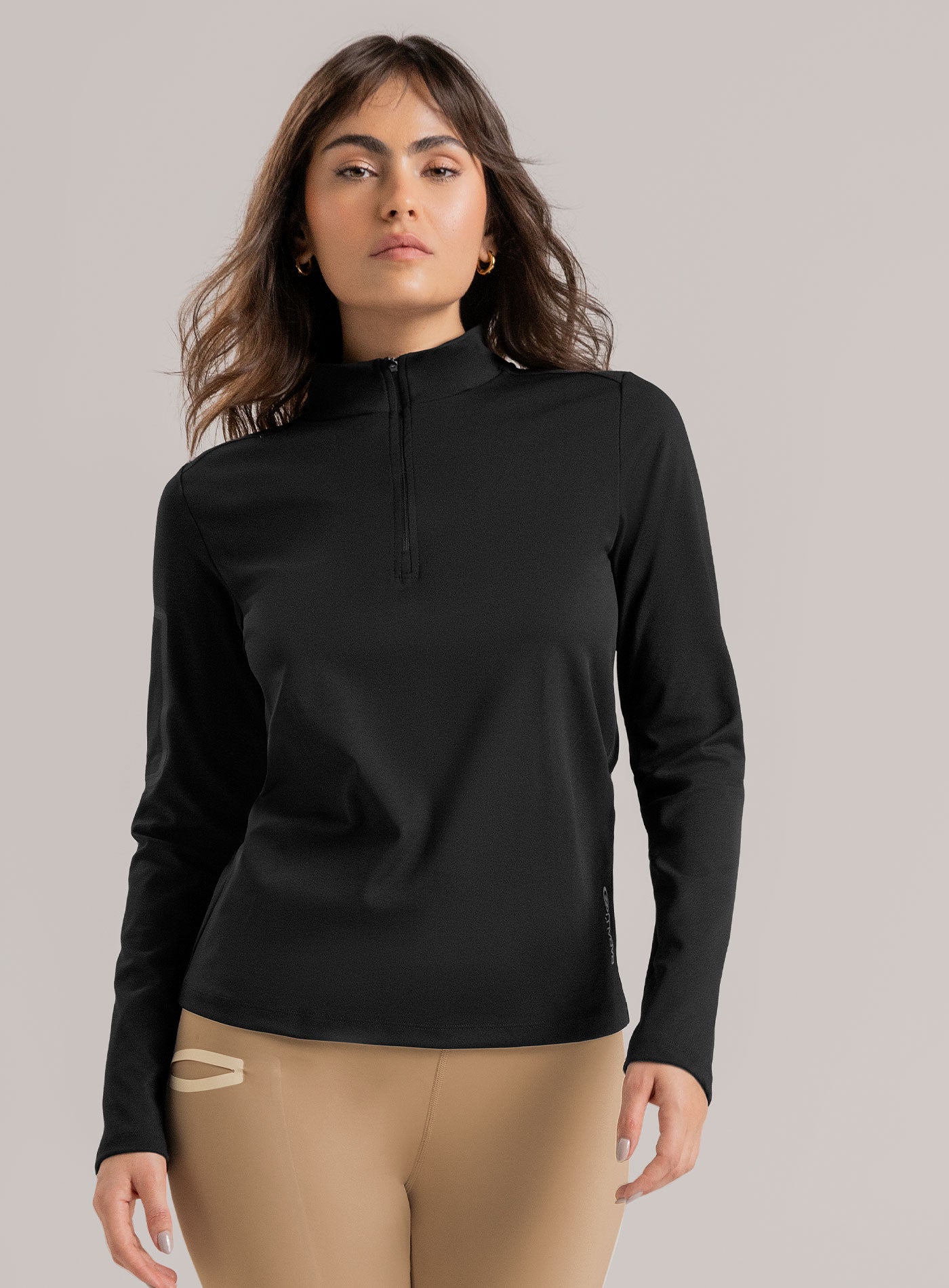 CHAQUETA DEPORTIVA ALMA EN TELA KIARA 1 NEGRO