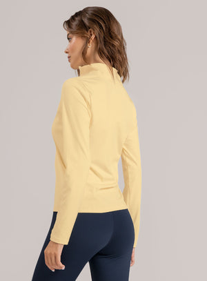 CHAQUETA DEPORTIVA ALMA EN TELA KIARA 103 AMARILLO