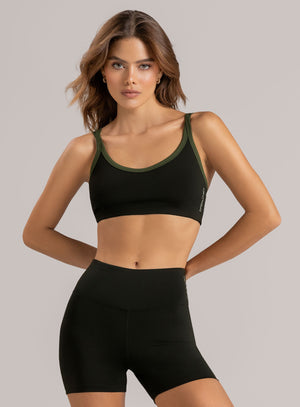 TOP DEPORTIVO GAIA EN TELA KIARA 1 NEGRO
