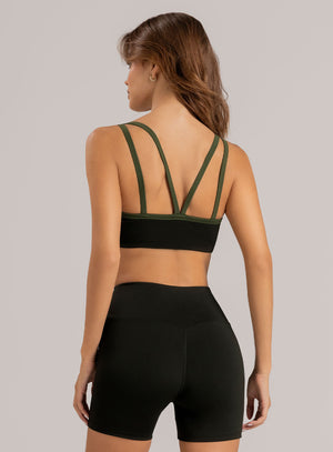 TOP DEPORTIVO GAIA EN TELA KIARA 1 NEGRO