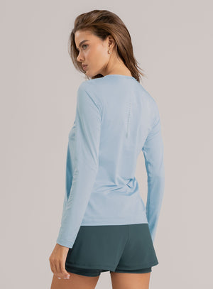 BUSO DEPORTIVO SEMI AJUSTADO DE CUELLO REDONDO 39 AZUL