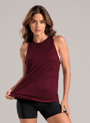 BLUSA DEPORTIVA ANTONIA 47 VINO TINTO