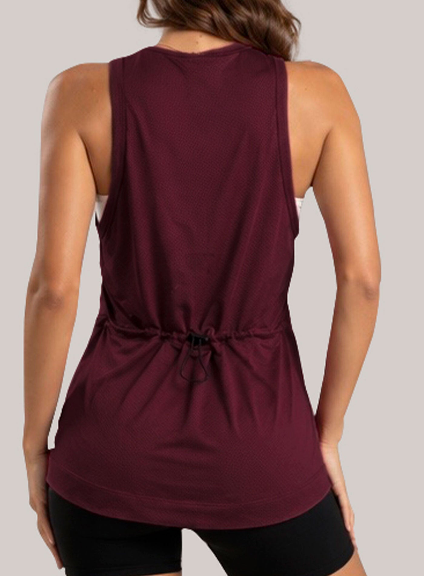 BLUSA DEPORTIVA ANTONIA 47 VINO TINTO