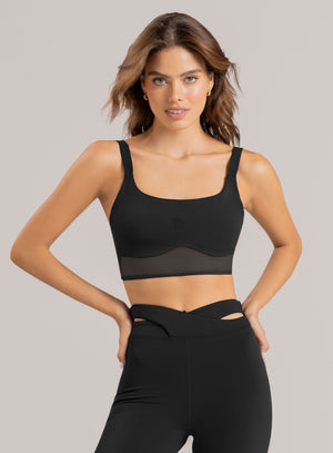 TOP DEPORTIVO ALURE EN TELA KIARA 1 NEGRO