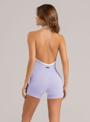 ENTERIZO DEPORTIVO LAYER SIN COSTURAS 128 LILA BABY
