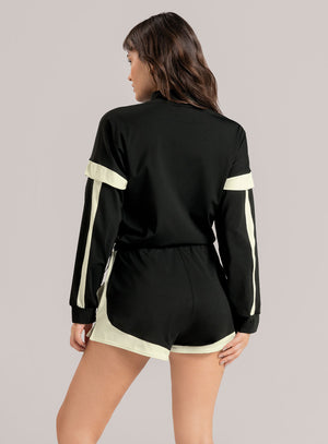 SHORT DEPORTIVO EIRA EN TELA SHERY 1 NEGRO
