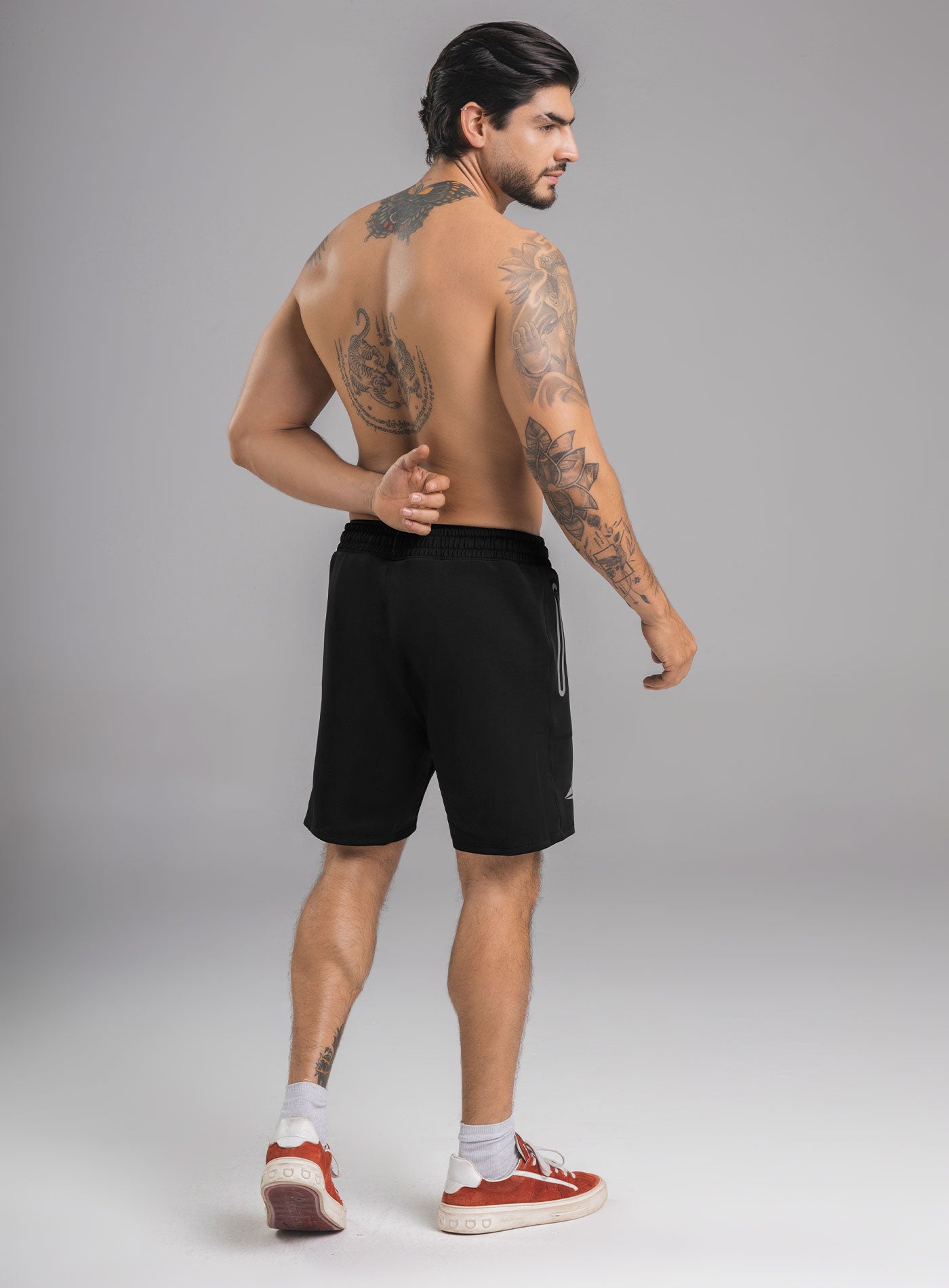 PANTALONETA DEPORTIVA EN TELA BURDA CON CIERRE TERMO SELLADO REF:85936