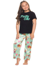 PANTALÓN Y CAMISETA NIÑA POLIÉSTER REF:00108