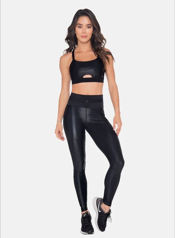 LEGGINS DEPORTIVO POLIAMIDA APARIENCIA CUERO