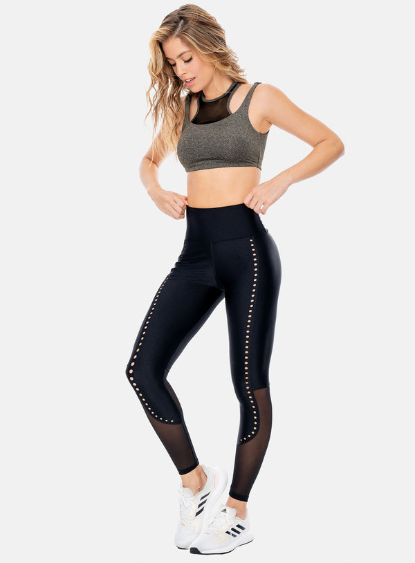 LEGGINS DEPORTIVO TELA EFECTO BRILLANTE REF:105693