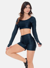 TOP DEPORTIVO  POLIAMIDA JACQUARD
