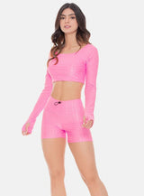 TOP DEPORTIVO  POLIAMIDA JACQUARD